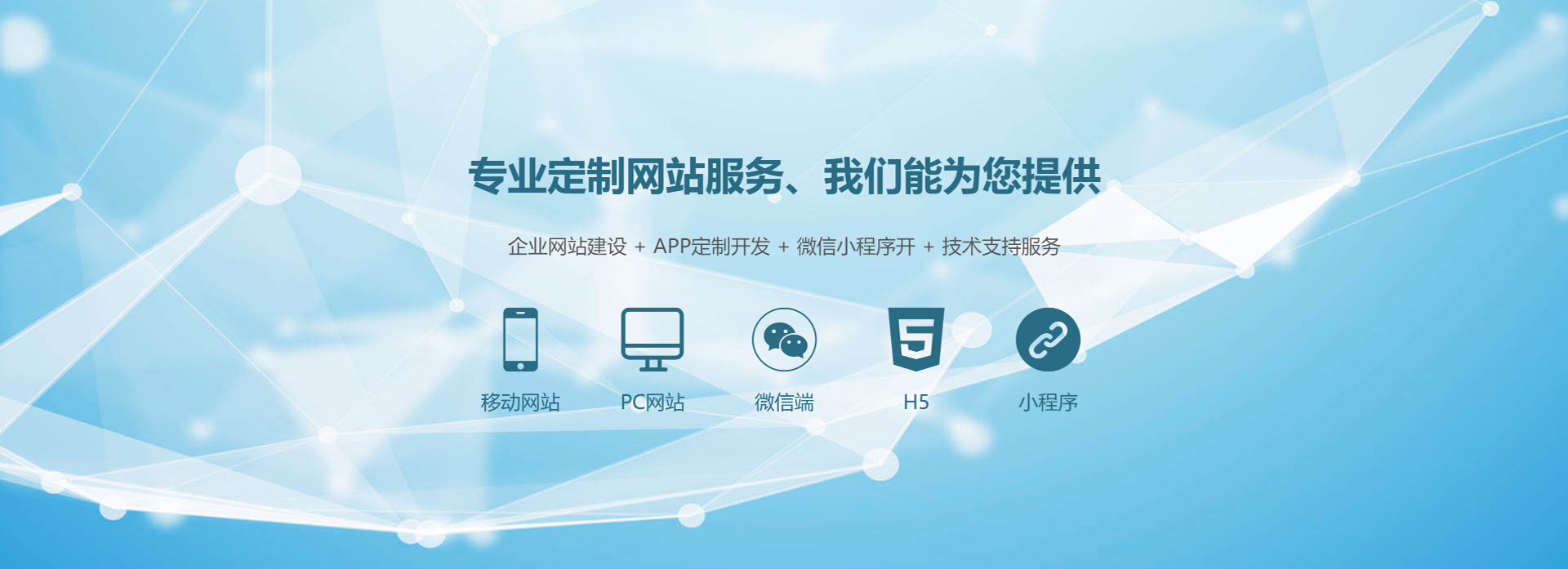 專業定制網站服務，企業網站、APP、小程序開發